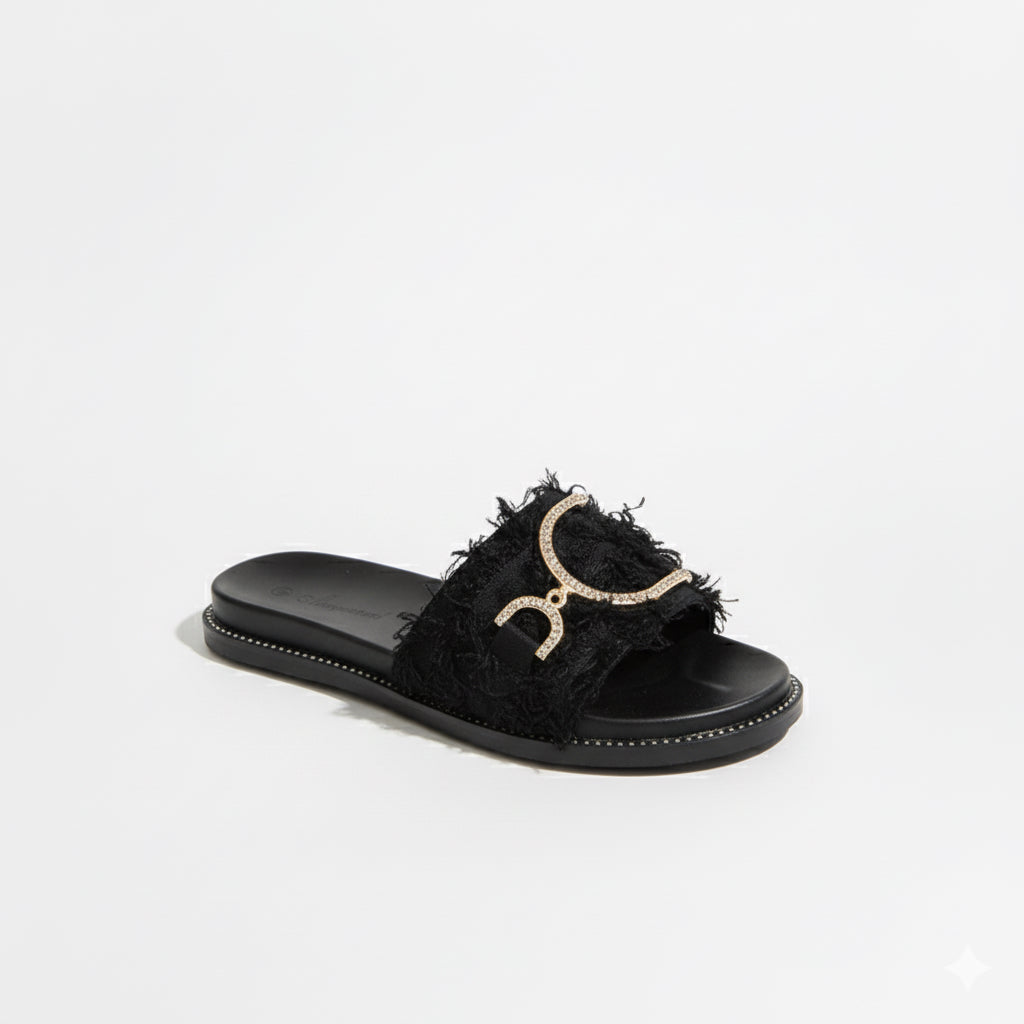 NO.17 D-Slide in Black (Sale)