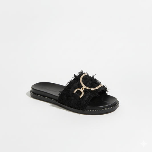 NO.17 D-Slide in Black (Sale)