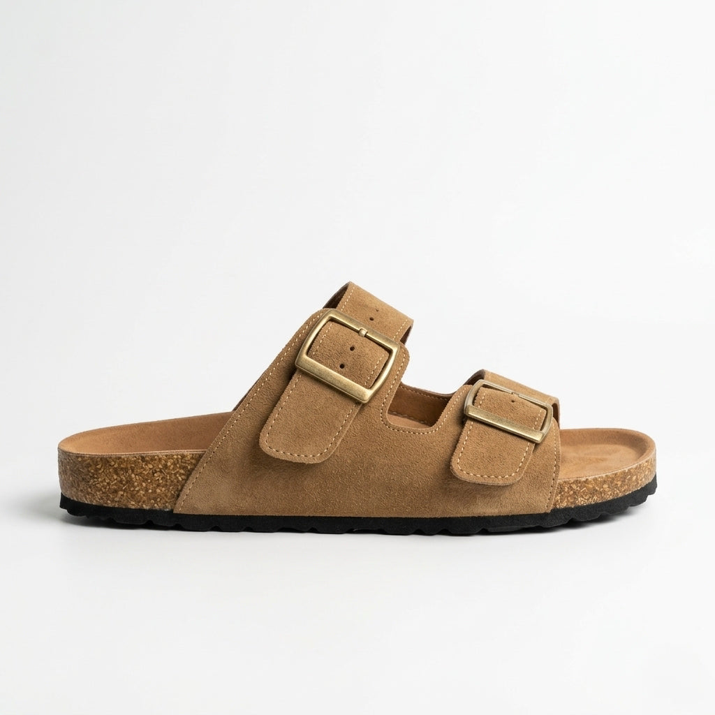Off Duty Double Strap Footbed Sandal